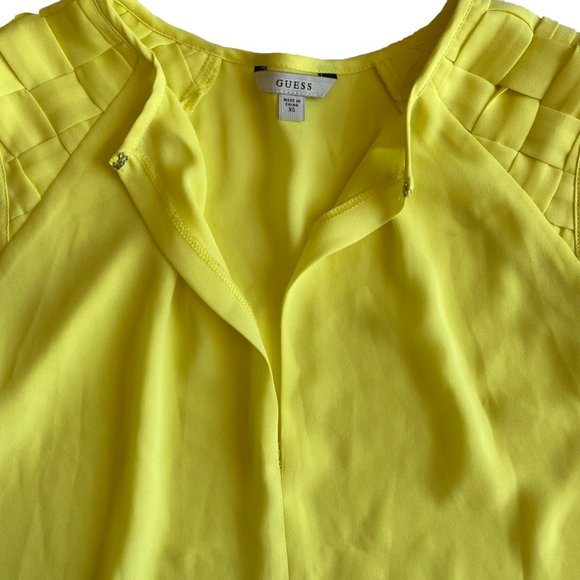 YELLOW GUESS BLOUSE - Picture 2 of 5